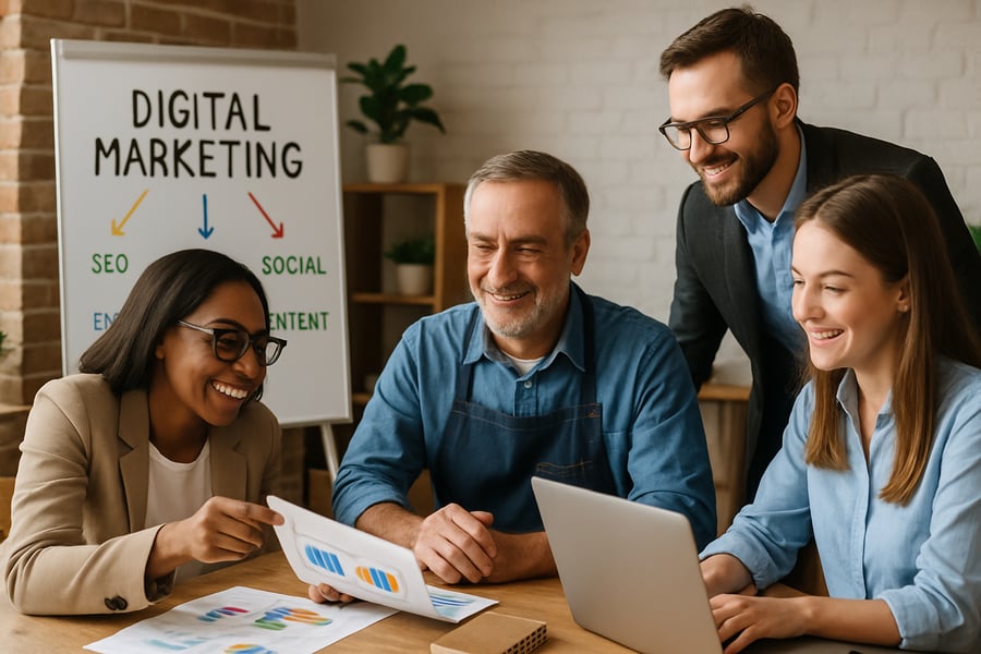 Digital marketing experts helping a local business succeed Digital marketing experts helping a local business succeed